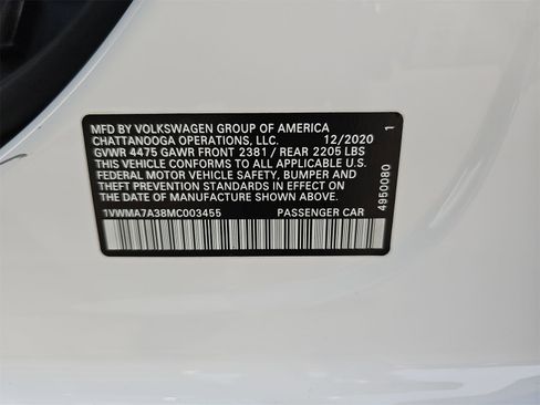 Used 2021 Volkswagen Passat 2.0T R-Line image 37