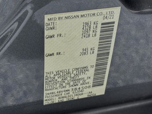 Used 2021 Nissan Altima 2.5 S FWD image 29