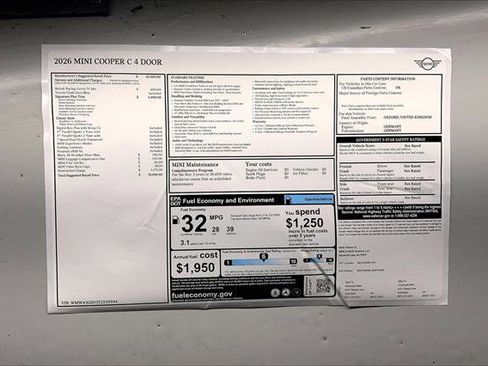 New 2026 MINI Cooper 4-Door Hardtop image 12
