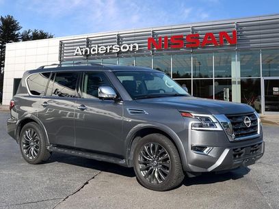 Used 2021 Nissan Armada Platinum w/ Captain's Chairs Package