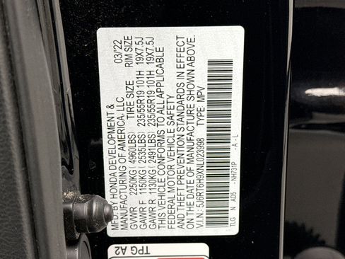 Used 2022 Honda CR-V Touring image 22