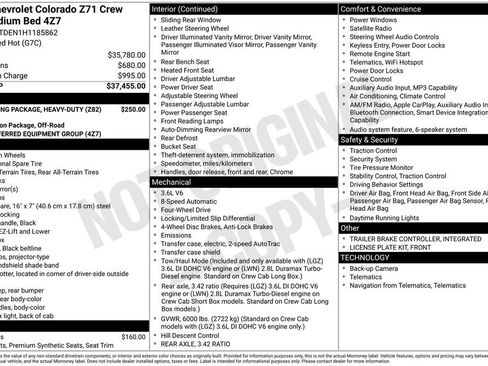 Used 2017 Chevrolet Colorado Z71 AWD/4WD image 15