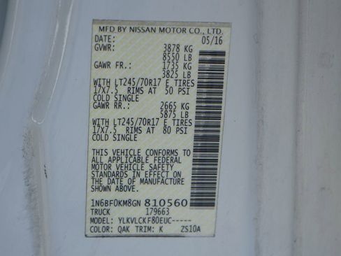 Used 2016 Nissan NV 1500 S w/ Power Package image 43