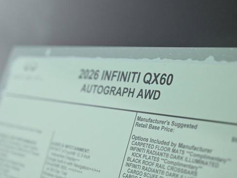 New 2026 INFINITI QX60 Autograph w/ Dark Cargo Package image 39