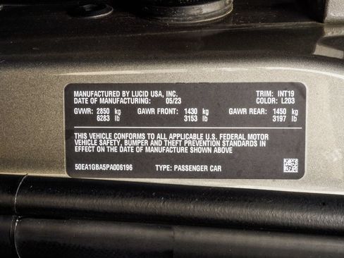 Used 2023 Lucid Air Grand Touring AWD/4WD image 43