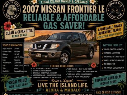 Used 2007 Nissan Frontier SE w/ SE Value Truck Pkg
