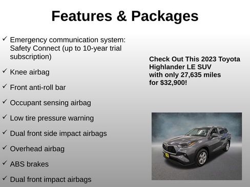 Used 2023 Toyota Highlander LE image 17