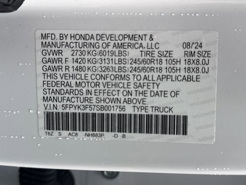 Used 2025 Honda Ridgeline RTL image 29