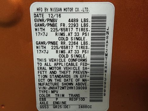 Used 2017 Nissan Rogue S image 33