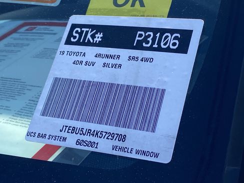 Certified 2019 Toyota 4Runner SR5 image 33