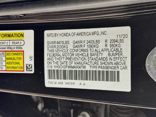 Used 2021 Honda Accord Touring image 37
