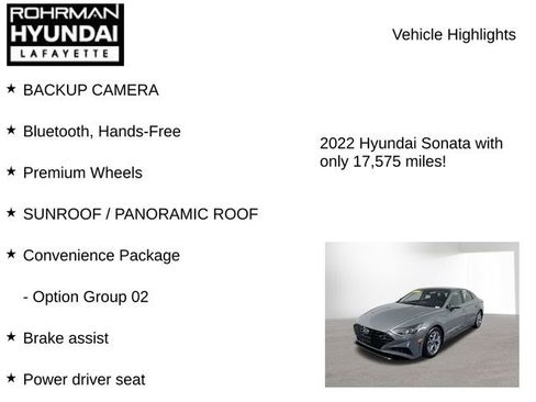 Used 2022 Hyundai Sonata SEL w/ Convenience Package image 7