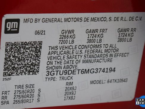 Used 2021 GMC Sierra 1500 SLT w/ SLT Premium Package image 47