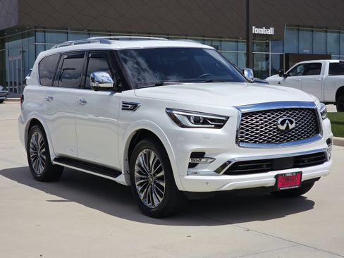 Used 2021 INFINITI QX80 Sensory w/ All-Season Package RWD image 3