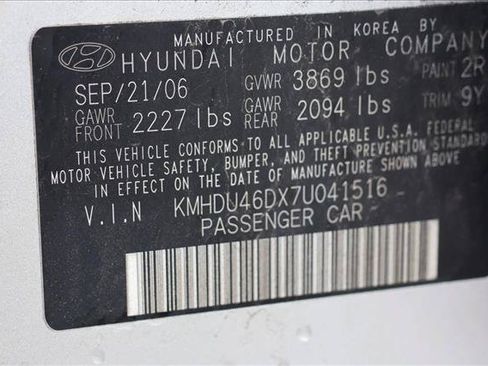 Used 2007 Hyundai Elantra GLS FWD image 16