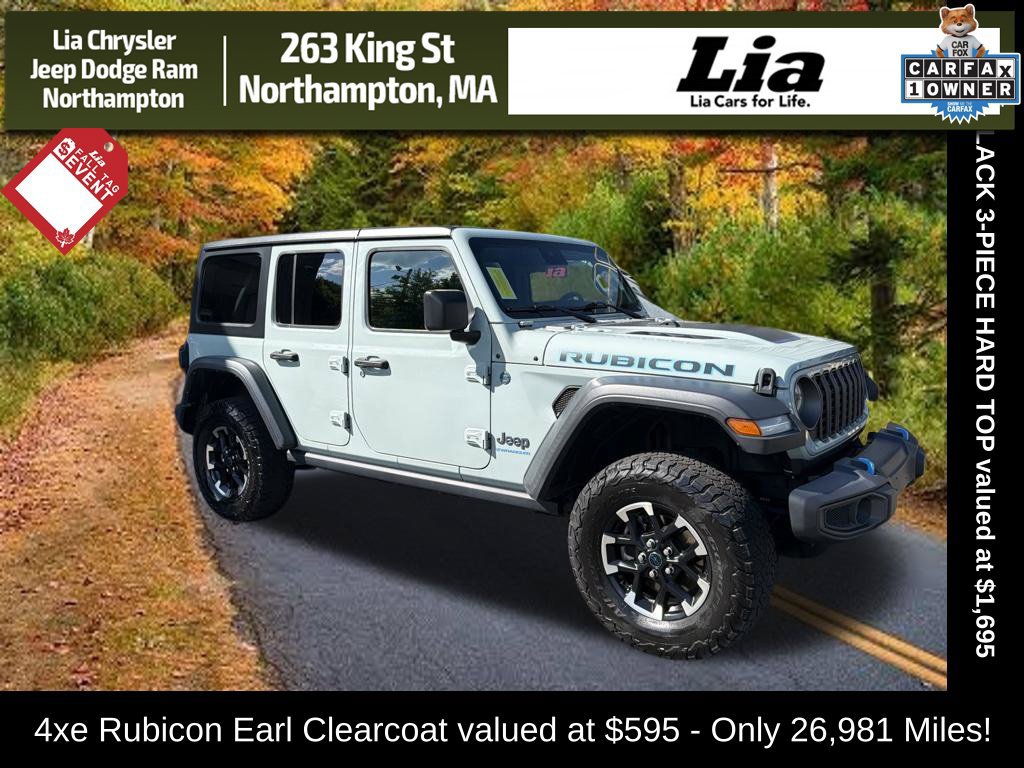 Used 2024 Jeep Wrangler Unlimited Rubicon 4xe AWD/4WD image 1