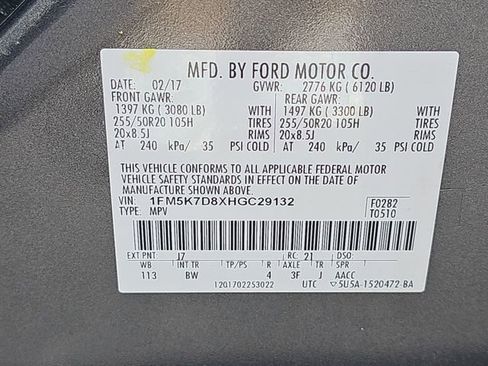 Used 2017 Ford Explorer XLT w/ Equipment Group 202A image 36