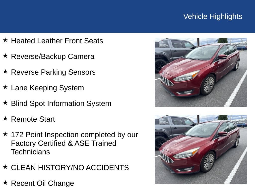 Used 2016 Ford Focus Titanium FWD image 2