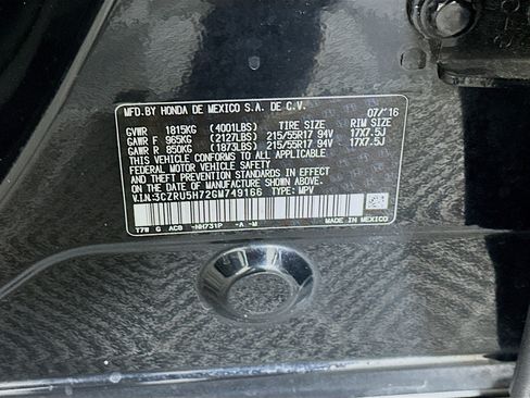 Used 2016 Honda HR-V EX-L image 12