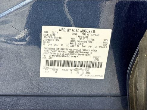 Used 2019 Ford Edge SEL w/ Equipment Group 201A FWD image 43