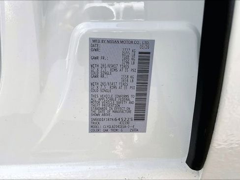 New 2026 Nissan Frontier SV image 16