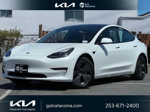Used 2021 Tesla Model 3 Long Range AWD/4WD image 1