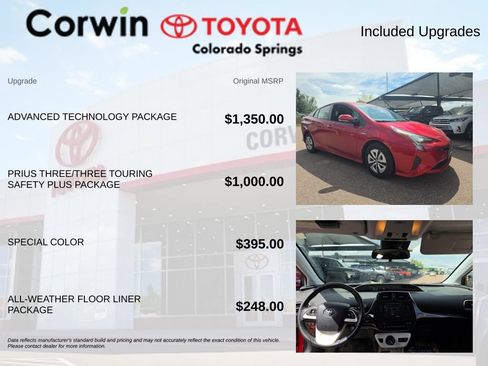 Used 2018 Toyota Prius Three w/ Advanced Technology Package FWD image 8