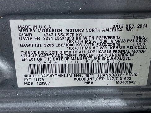 Used 2015 Mitsubishi Outlander Sport ES image 29