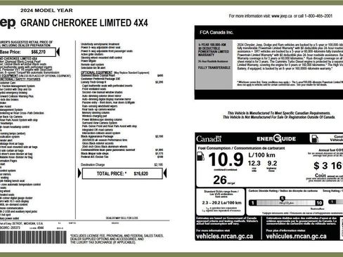 Used 2024 Jeep Grand Cherokee Limited w/ Luxury Tech Group II AWD/4WD image 6