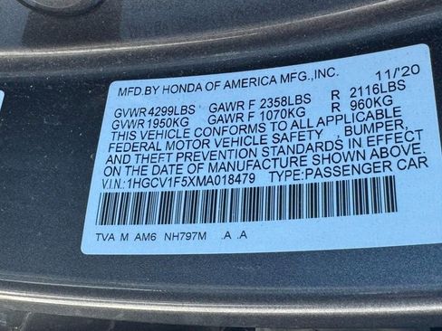 Used 2021 Honda Accord EX-L image 22