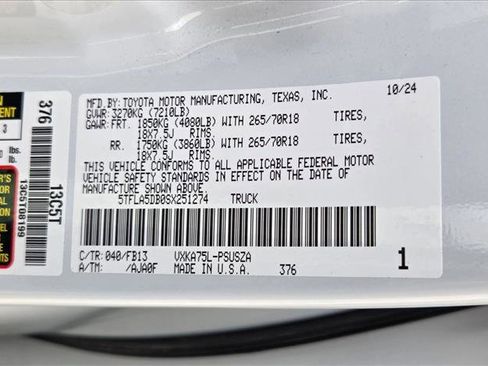 Used 2025 Toyota Tundra SR5 image 23