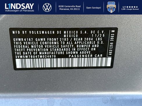 New 2026 Volkswagen Jetta S image 21