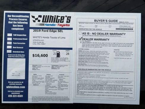 Used 2019 Ford Edge SEL w/ Equipment Group 201A AWD/4WD image 33