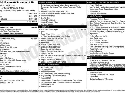 Used 2025 Buick Encore GX Preferred w/ Comfort Package image 37