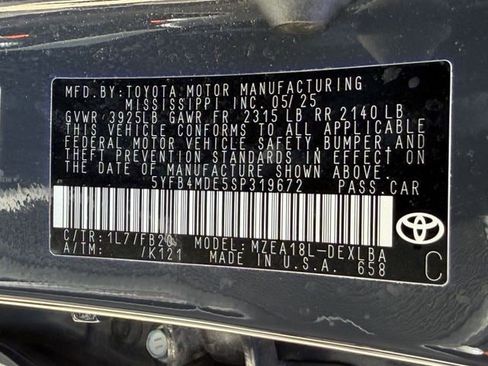 Used 2025 Toyota Corolla LE FWD image 25