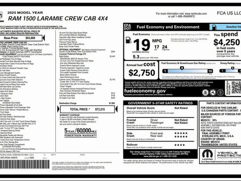 Certified 2025 RAM 1500 Laramie w/ Night Edition image 4