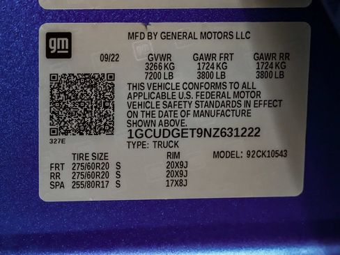 Used 2022 Chevrolet Silverado 1500 LTZ w/ LTZ Premium Texas Edition AWD/4WD image 62