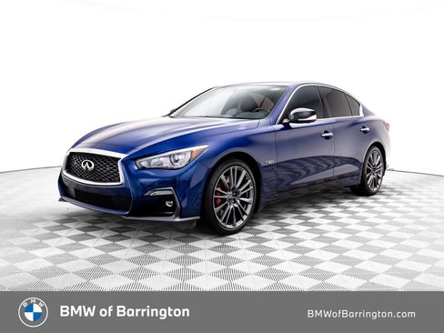 Used 2019 INFINITI Q50 Red Sport 400 w/ Sensory Package image 1