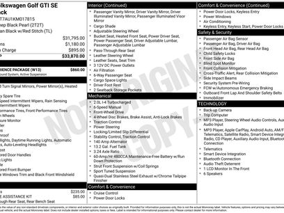 Used 2019 Volkswagen GTI SE w/ SE Experience Package