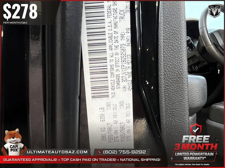 Used 2011 RAM 1500 ST w/ ST Popular Equipment Group AWD/4WD image 22