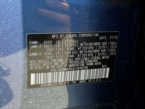 Used 2020 Subaru Ascent Touring w/ Popular Package #2A image 33