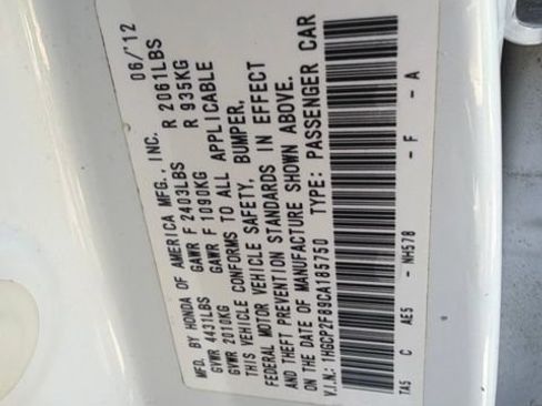 Used 2012 Honda Accord EX-L image 13
