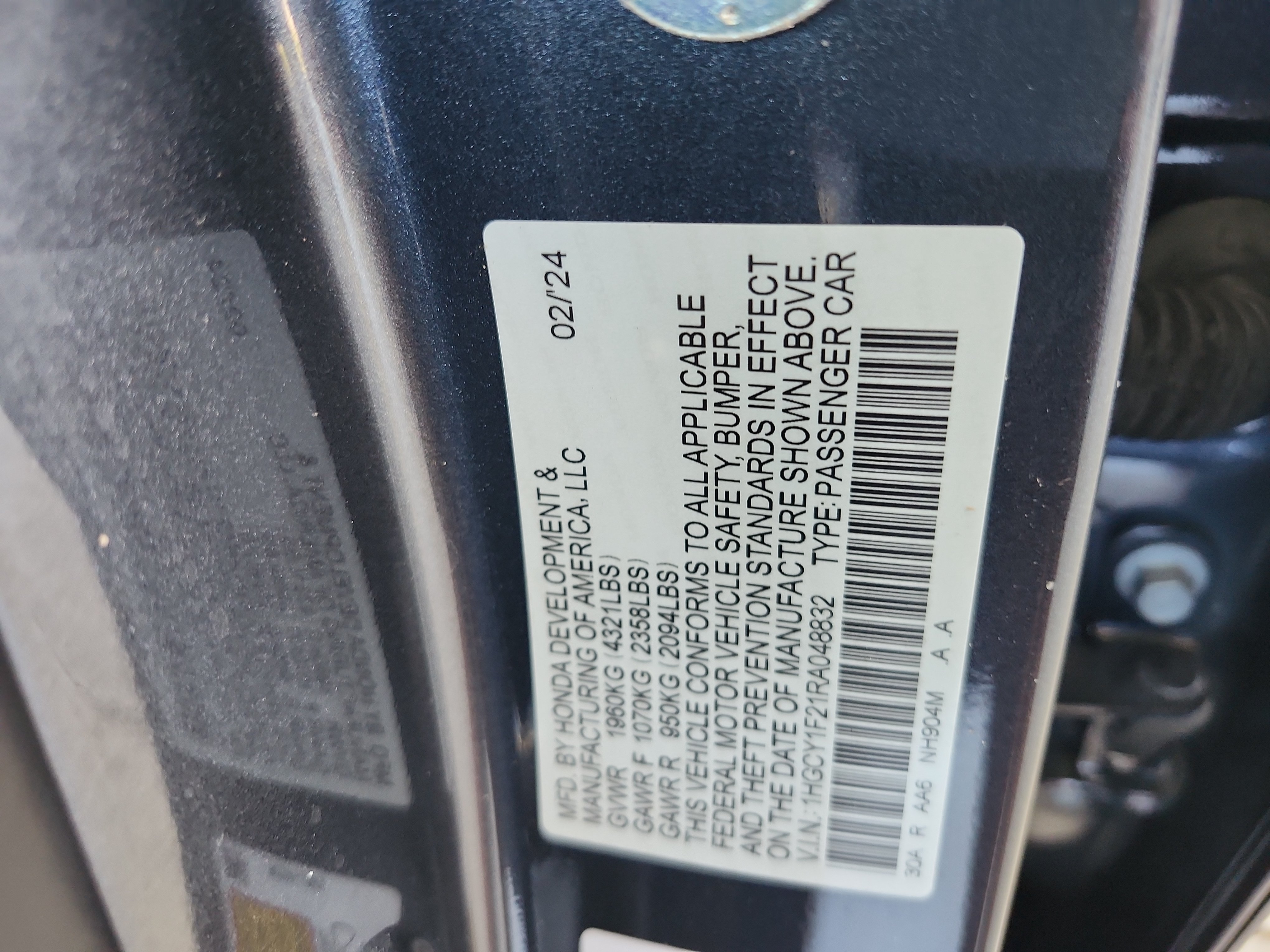 Used 2024 Honda Accord LX image 29