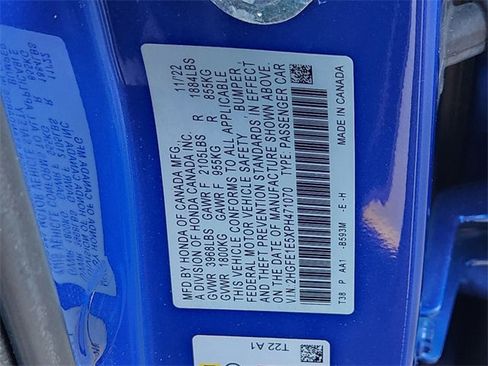 Certified 2023 Honda Civic Si image 21