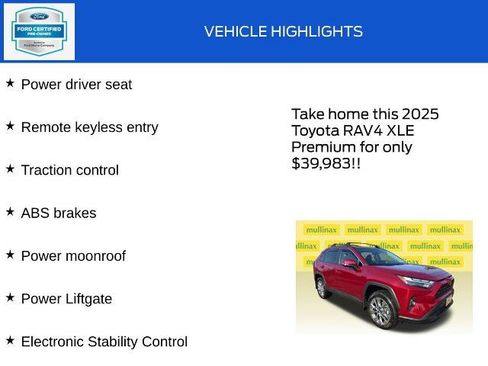 Used 2025 Toyota RAV4 XLE Premium w/ Weather Package AWD/4WD image 18