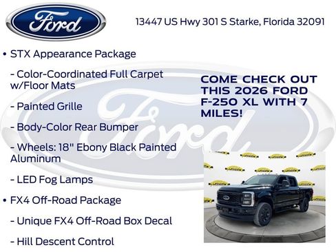 New 2026 Ford F250 XL w/ STX Appearance Package image 15