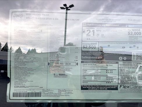 New 2025 Jeep Wrangler Sport S image 15