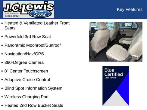 Certified 2021 Ford Explorer Platinum w/ Equipment Group 601A AWD/4WD image 6