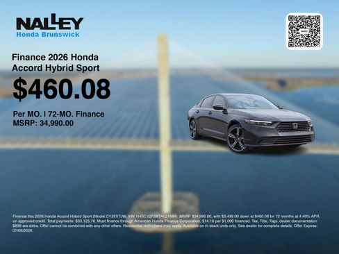 New 2026 Honda Accord Sport image 7