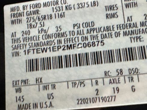 Used 2021 Ford F150 XLT w/ Equipment Group 301A Mid image 56